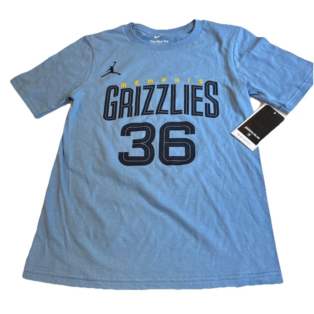 Nike NBA Jordan Brand Youth LG Memphis Grizzlies Light Blue SMART 36 New W/ Tags